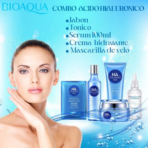 Set Ácido Hialuronico Bioaqua 5PCS