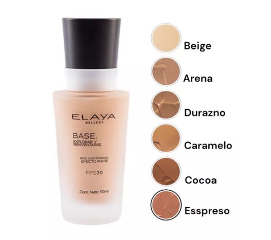 Base elaya Alto Cubrimiento Mate