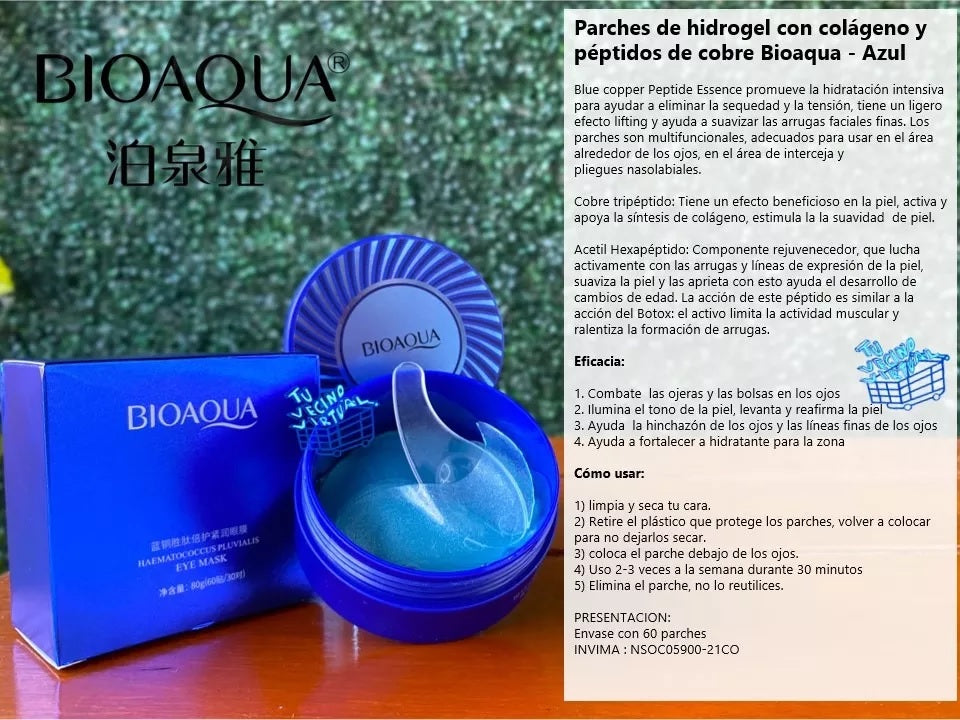 Parches Hidrogel Para Ojeras Bioaqua